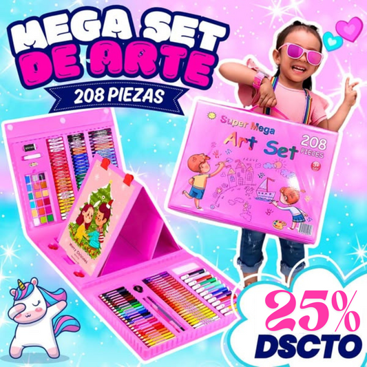 MEGA SET de Arte para Niños de 208 Piezas - EL MEJOR REGALO🎁